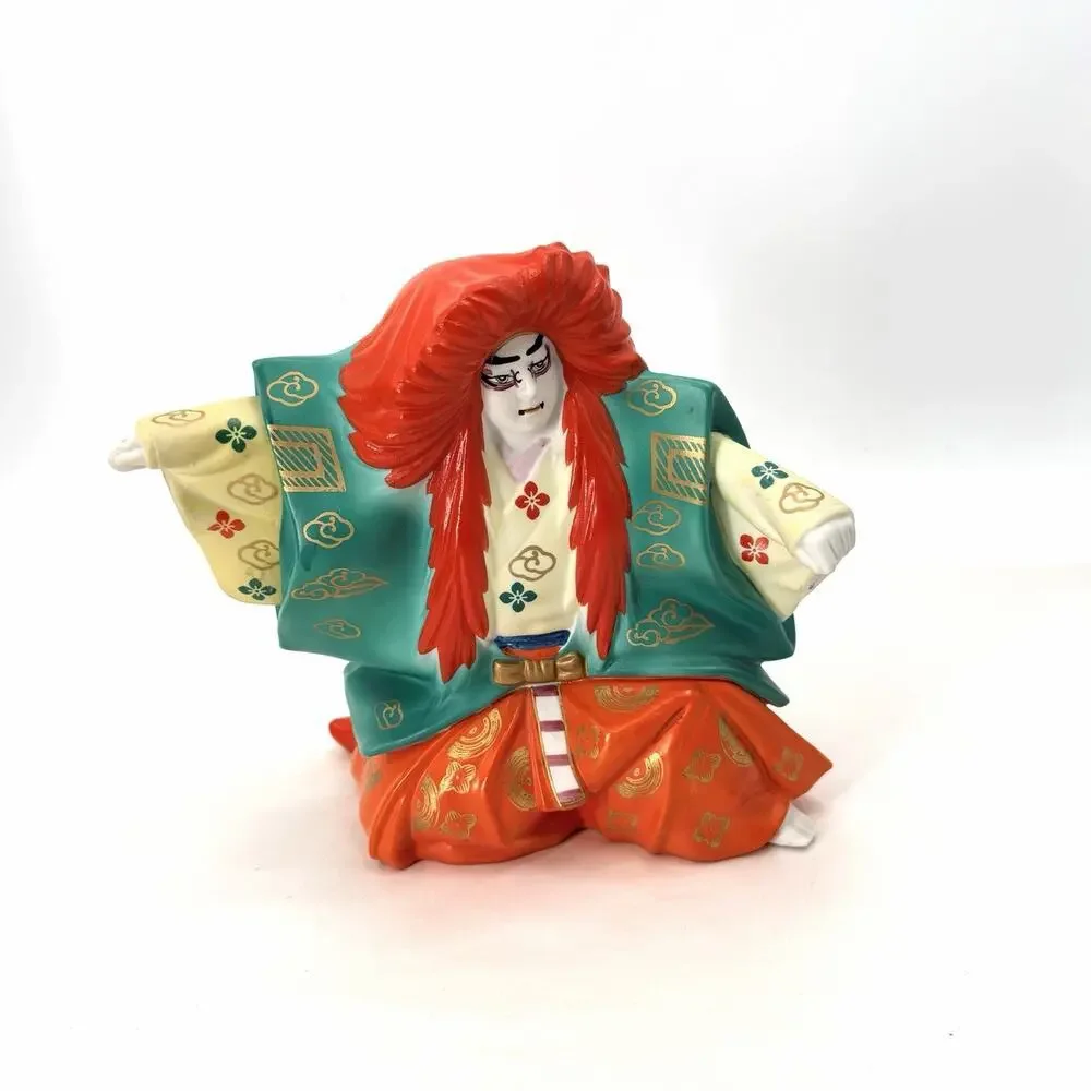 Vintage 1970s House of Koshu Sake Samurai Warrior Decanter EMPTY Bar Decor